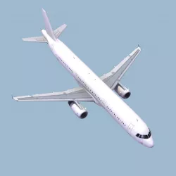 Airbus A320 Jet 3D model