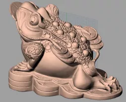 Animal Sculpture Model Fortune toad A028 3D model