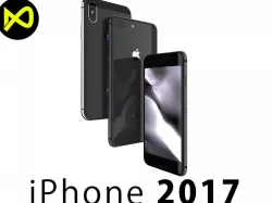 Apple iPhone 8 And iPhone 8 Plus And iPhone X Space Gray 3D model