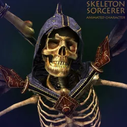 Army of Skeletons Light Version Low-poly  3D model