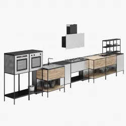 BARAZZA kitchen Low-poly  3D model