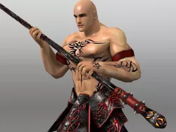 Barbarian Hulk Low-poly  3D model