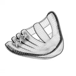 Baseball Glove 3D model