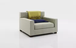 Blankets for a armchair 3D model