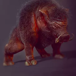 boar predator 3D model