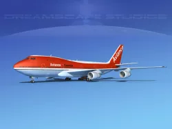 Boeing 747-100 Jumbo Jet Avianca 3D model