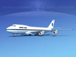 Boeing 747-100 Pan Am 1 3D model
