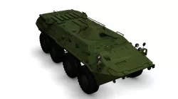 BTR-80 armored personnel carrier 3D model
