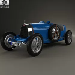 Bugatti Type 35 1924 3D model