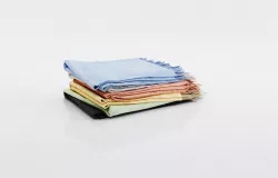 Bundle of multicolored blankets 3D model
