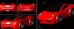 CAR IN AUTOCAD