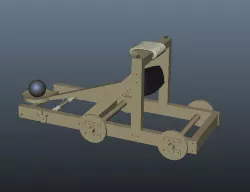 Catapult 3D model