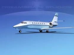 Cessna 680 Citation Sovereign V04 3D model