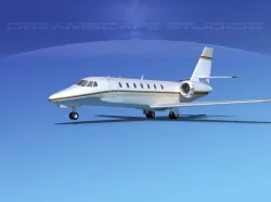 Cessna 680 Citation Sovereign V06 3D model
