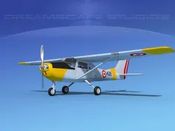 Cessna T-41 Mescalero Peruvian AF 3D model