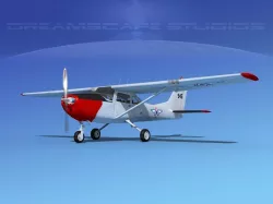 Cessna T-41 Mescalero Philippine AF 3D model