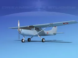 Cessna T-41 Mescalero Royal Lao AF 3D model