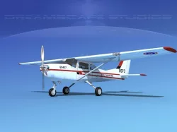 Cessna T-41 Mescalero Royal Thai AF 3D model