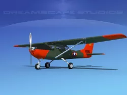 Cessna T-41 Mescalero South Vietnam AF 3D model