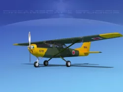 Cessna T-41 Mescalero Turkish AF 3D model