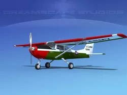 Cessna T-41 Mescalero US Army 1 3D model