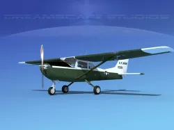 Cessna T-41 Mescalero US Army 3 3D model