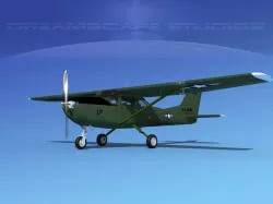 Cessna T-41 Mescalero US Army 4 3D model