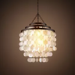 chandelier capiz 3D model