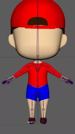 chibi 2 Low-poly  3D model