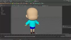 chibi character Low-poly  3D model