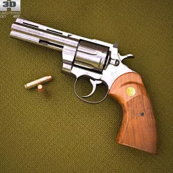 Colt Python 3D model