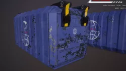 Container Low-poly  3D model