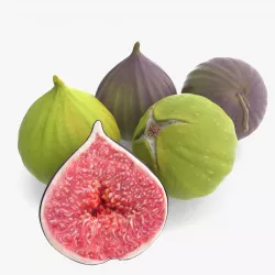 Detailed Fig Fruit 3D model