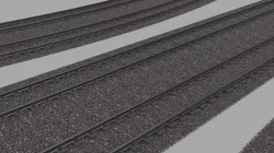 Double Rail Line 3D model