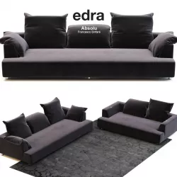 Edra Absolu Large Sofa 3D model
