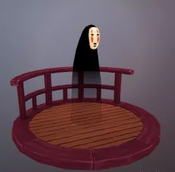 Faceless Low-poly  3D model
