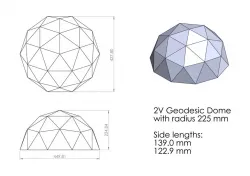 2v geodesic dome 3D Models | Page 1 | STLFinder