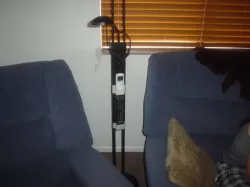 glowing TV & AC holder
