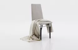 Grey thin blanket 3D model