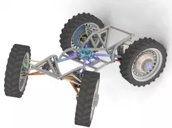 "Gross"("X"-shaped wheel-drive transmission)