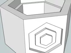 hexagon box