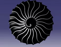 Jet engine fan