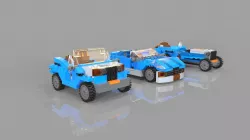 Lego cars pack 3 3D model