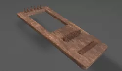 Lute Instrument Low-poly  3D model