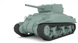 M4 Sherman Tank 3D model