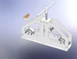 Machine for bending pipes