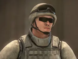 Marine Trooper Low-poly  3D model