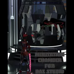 Meditation Chamber for DAZ Studio 3D model