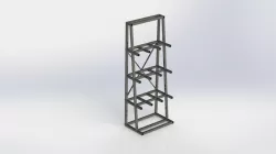 Metal Vertical Storage Rack