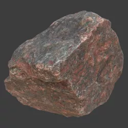 Mona Stone Low-poly  3D model